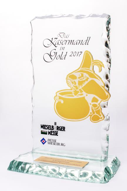 Das Kasermandl 2017 in Gold