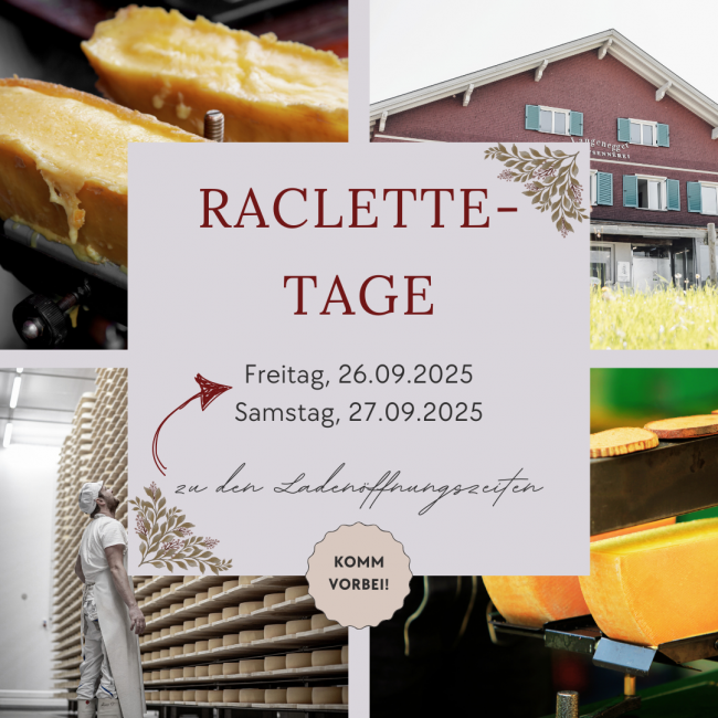Raclette-Tage